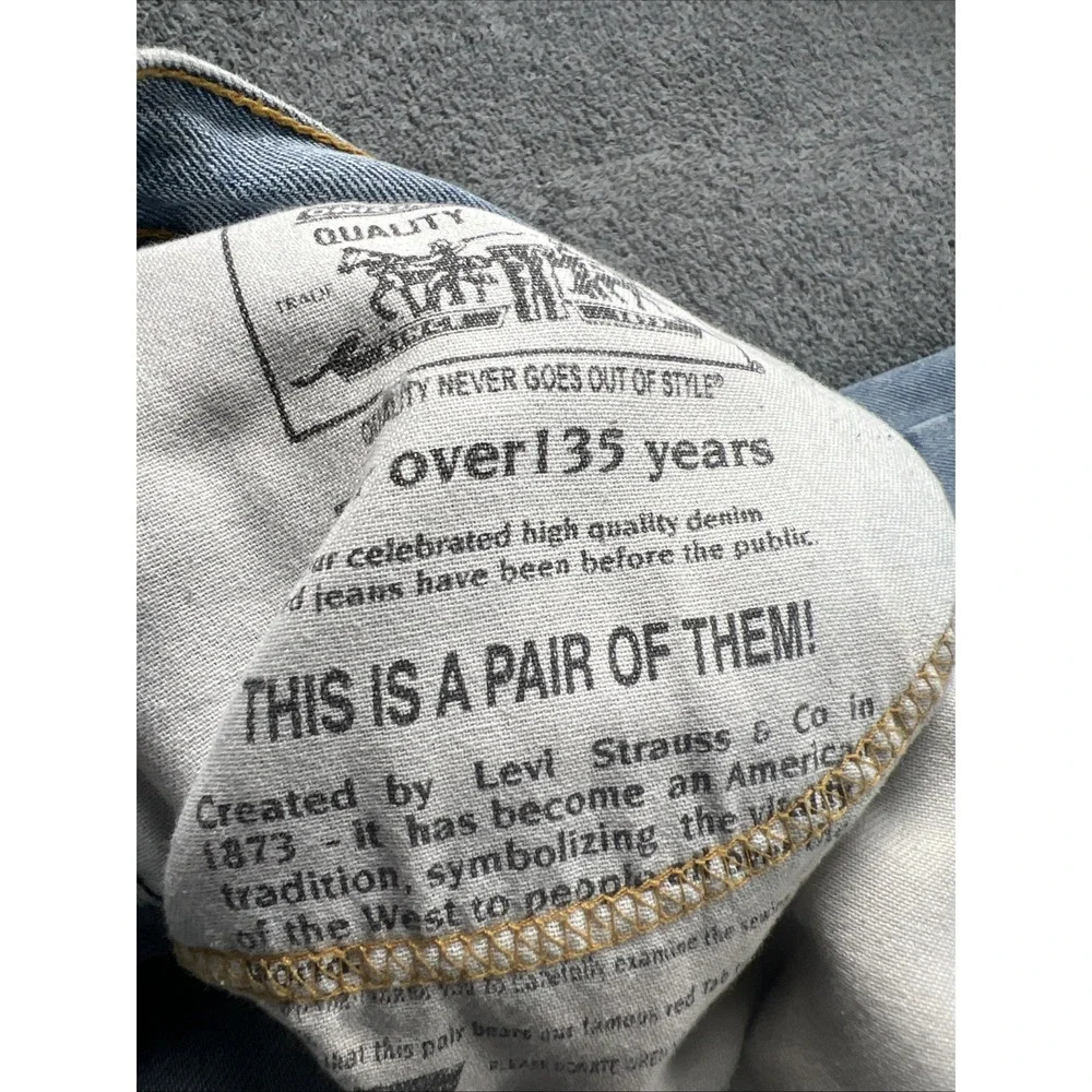 Vintage Levis  42x30 Blue Denim Jeans 550‎ Relaxed Fit Classic Casual Pants